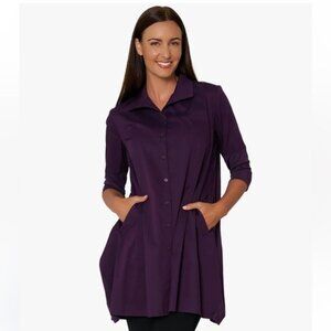 Stella Carakasi Tiburon Tunic Amethyst Purple 2XL NWT